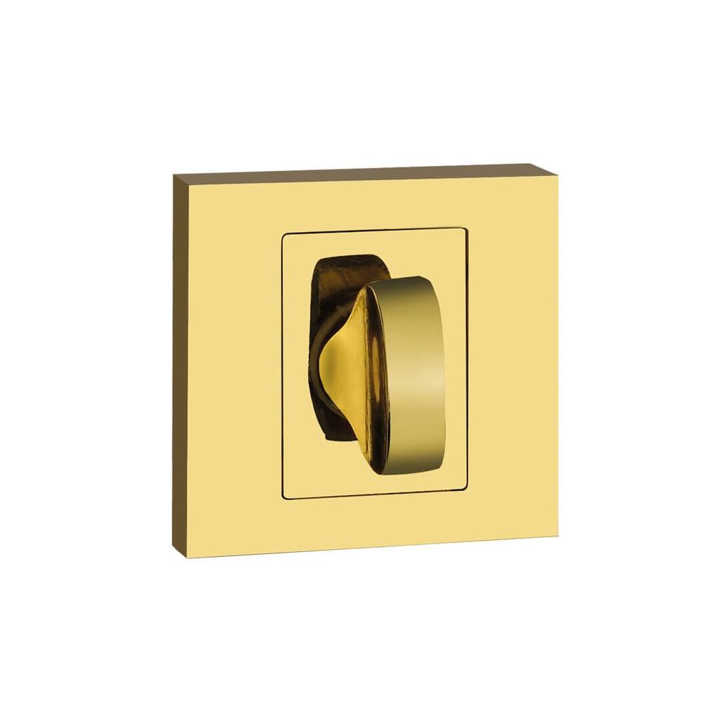 Short Square Toilet Sign Gold
