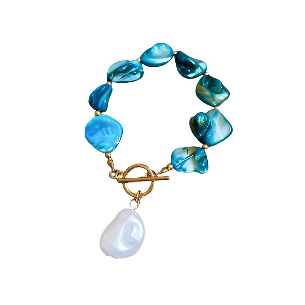 Имитация жемчуга Богемские ракушки бусины браслет украшения натуральные раковины пляжные серьги повседневные