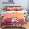 Grand Theft Auto2 Pattern Bedding Quilt Set  Home Decoration  Gift (1 * duvet cover + 2 * pillowcase  without core)