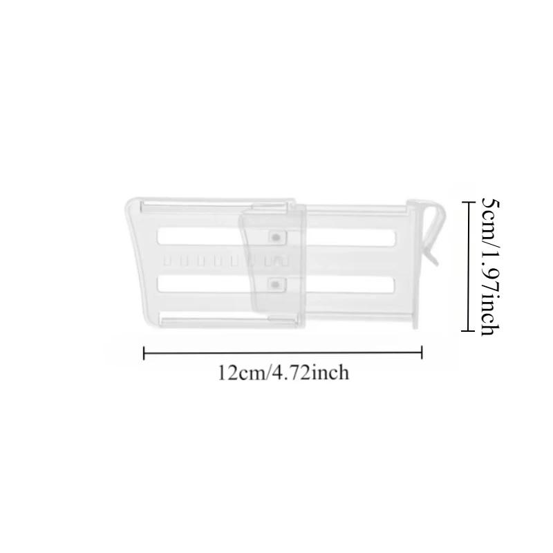 1/4 шт. Контейнер для ароматизаторов холодильника Зажим для холодильника Регулируемый защелкивающийся зажим для отделения холодильника Категория хранения напитков