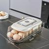 Clear Egg Rack Holder Large-capacity Egg Container New Rolling Egg Storage Box  Kitchen Dedicated