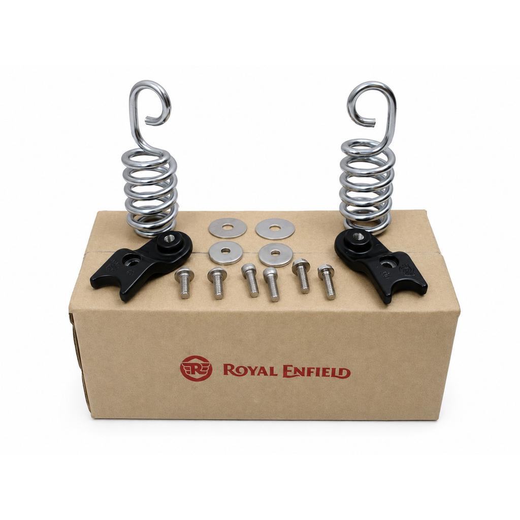 Royal Enfield Silver "Rider Seat Springs" For "New Classic 350cc Reborn"