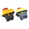 Emergency Stop Electromagnetic Switches DKLD DZ-6E Pushbutton Switches for Bench Lathe, Drilling and Milling Machine 250V 15A