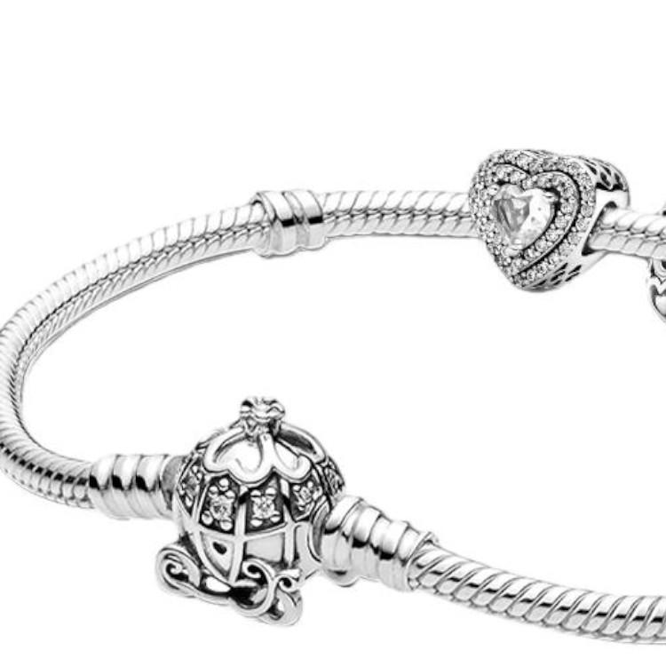 Pandora Браслеты из стерлингового серебра 925 пробы Женские серебряные ZT26011355A
