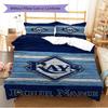 Name Custom Tampa Bay Rays Logo Pattern Bedding Set Quilt Cover Pillowcase Home Decor Gift (1 * duvet cover + 2 * pillowcase, without core)