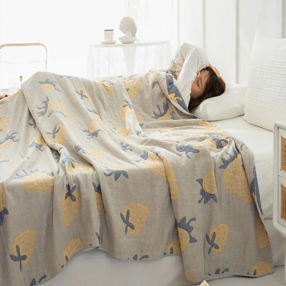 Новое одеяло в стиле бохо, хлопково-марлевое прохладное одеяло, повседневное одеяло для кровати, уютное покрывало, мягкая простыня, домашний декор, чехол для дивана