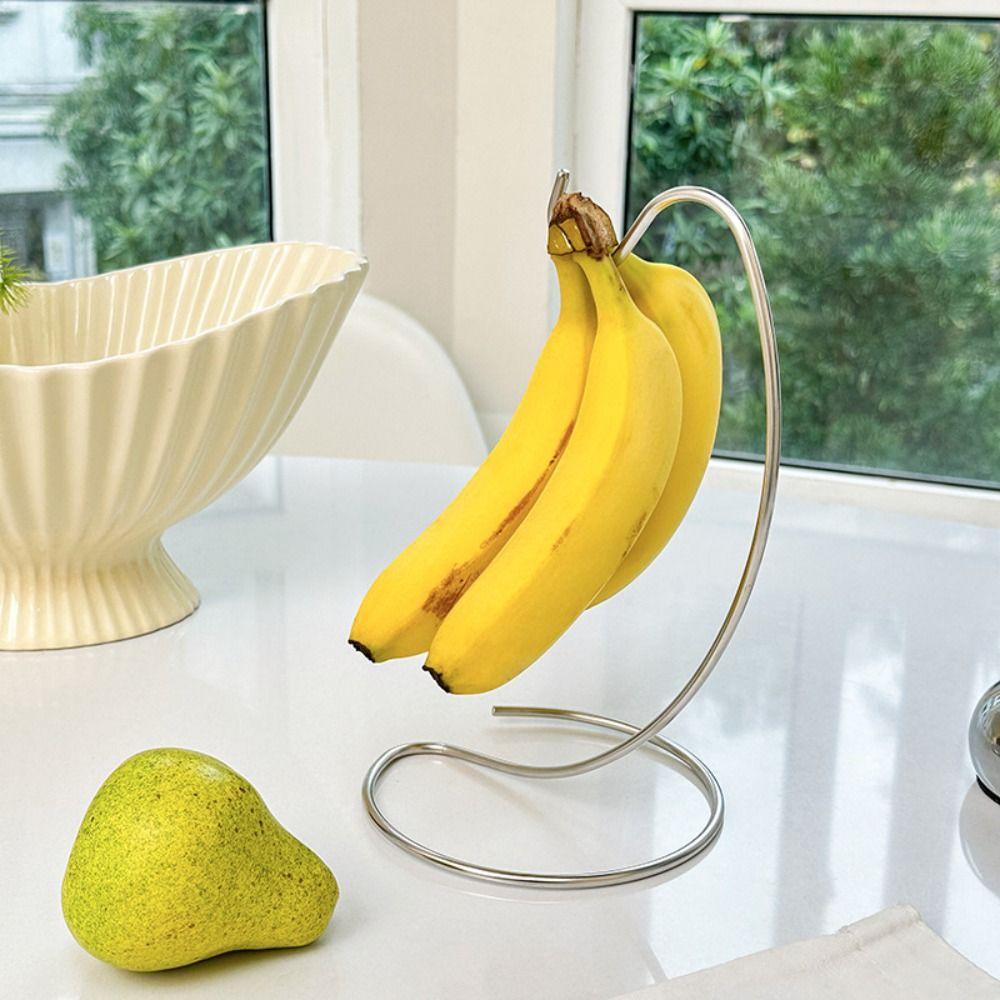 Creative Metal Banana Rack Space Saving Headphone Holder Hanging Kitchen Holder Cup Rack