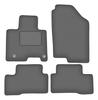 Велюровые графитовые коврики для: Hyundai Tucson IV Гибридный внедорожник (2021-)