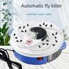 USB Electric Fly Trap Lamp: Silent Rotating Fly Catcher for Home and Hotel Use