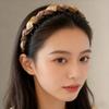 Non-Slip High Skull Headband Toothed Comb Comb Headband Headbands For Women  Daily Autumn Winter