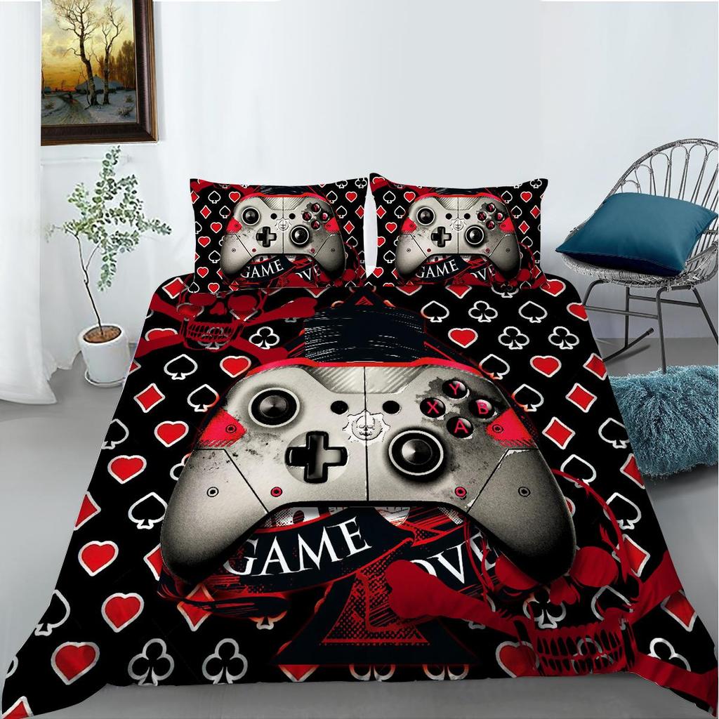 Комплект постельного белья для дома, пододеяльник с игровой мышью, наволочка, комплект домашнего постельного белья, полноразмерная односпальная/двуспальная кровать в Австралии, ЕС/США