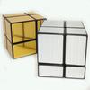 Зеркальный квадратный 2x2x2 профилированный магический куб-головоломка, скоростная игрушка Рубика, подарок ребенку