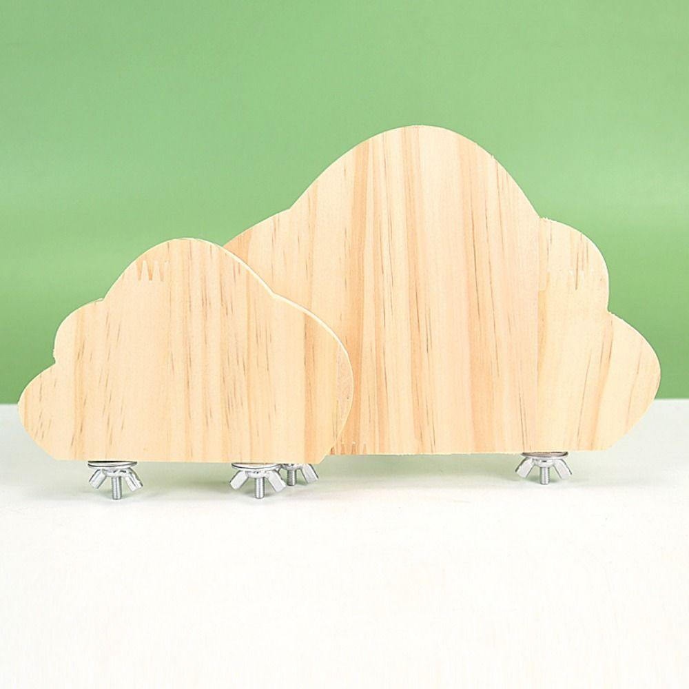 Износостойкая деревянная подставка для домашних животных, трамплин для хомяка, попугая, кореллы