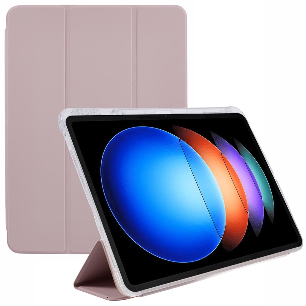 Для Xiaomi Pad 6S Pro 12.4 чехол тройной складной кожаный чехол для планшета с гнездом для ручки
