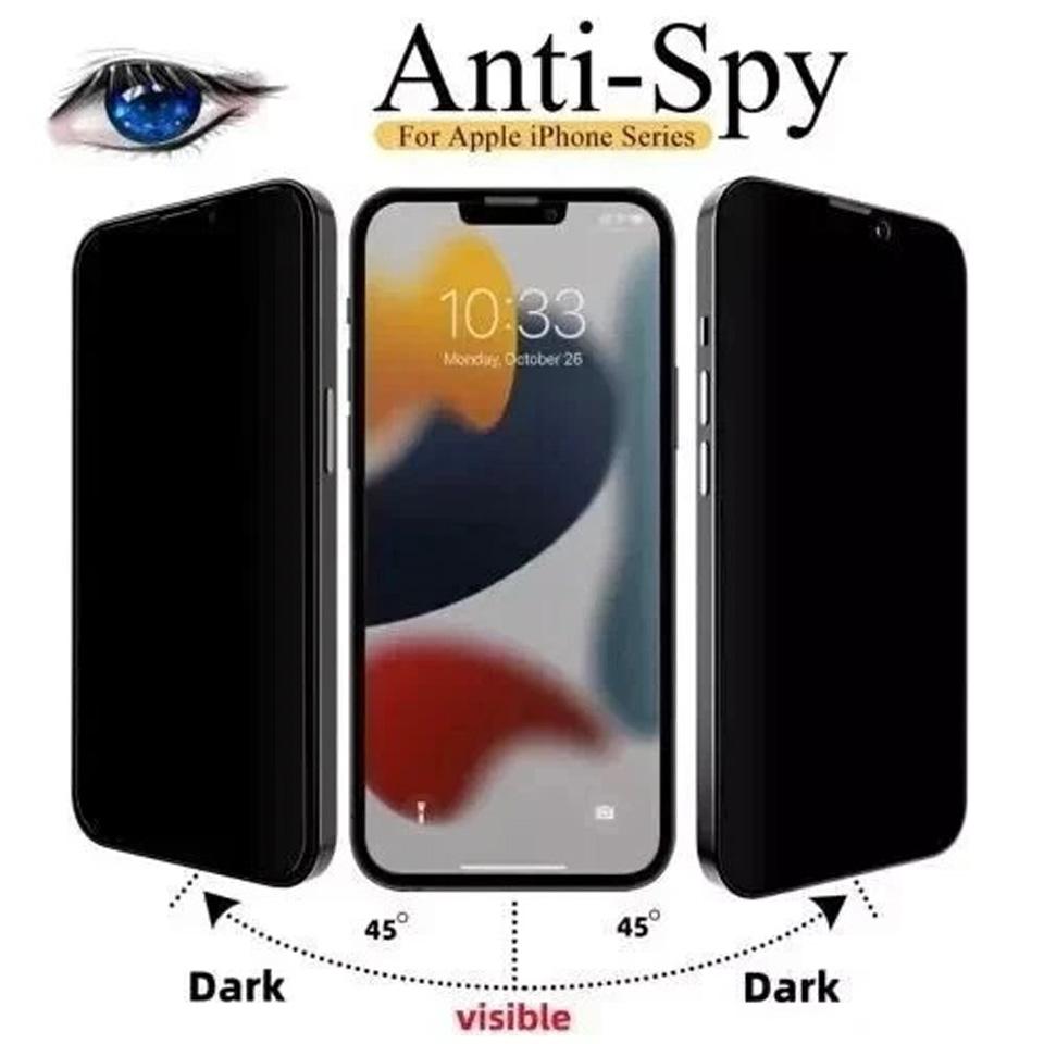 Phone Protective Fims For iPhone 7 8 SE2 XR 11 12 13 14 15 16 17 Pro Max Premium Privacy Full Cover Screen Protector Anti Spy 9H Tempered Glass Film