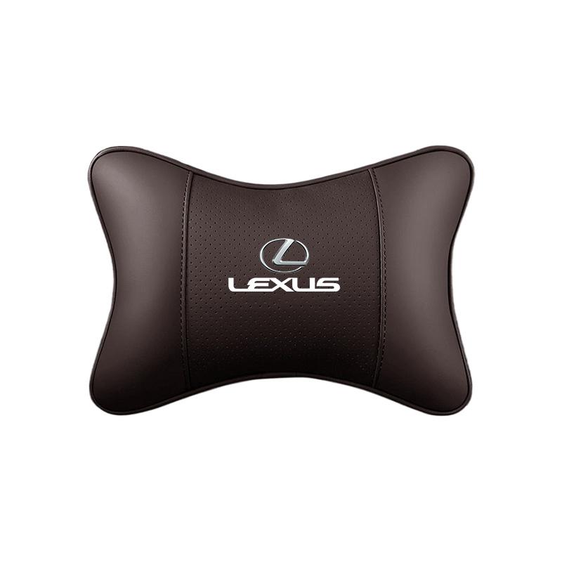 Car Leather Seat Headrest Neck Pillow Head Cushioning For Lexus F-SPORT ES RX NX LS UX LM LX GX LC RZ IS CT GS RC HS SC TX LBX