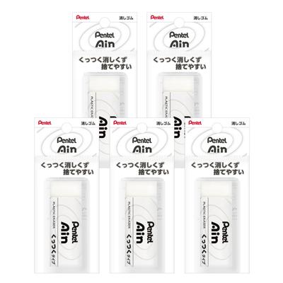 PENTEL Клей Ain XZEAC10 Ластик, Большой, 5 шт.,