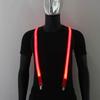 Light Up Glowing Bow Suspenders Glow in The Dark Pants Strap Clip  Party Supplies