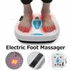 Электрический массажер для ног, вибратор, релаксация, инфракрасная акупунктура, тепловая терапия, расслабляющий массажер для разминания усталости