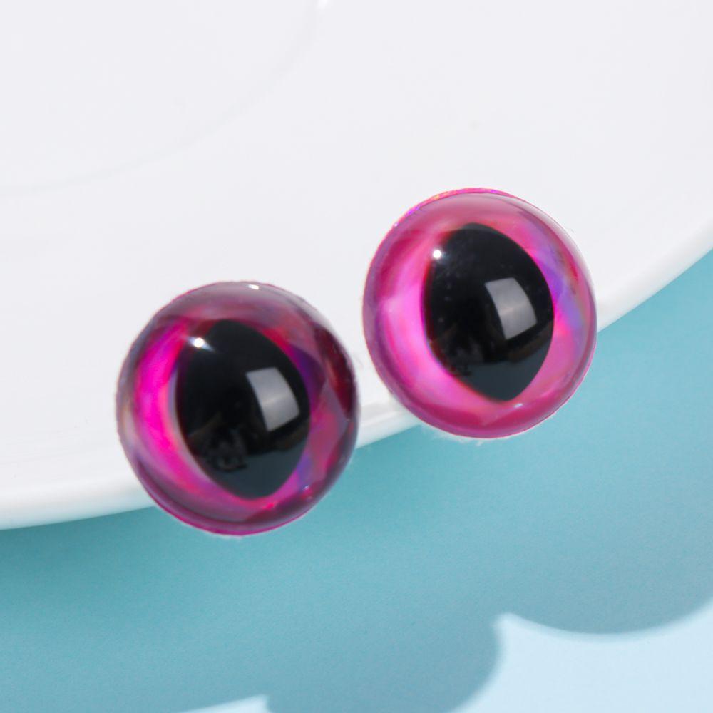 with Pad DIY Toy Accessories Stuffed Animal Supplies Doll Accessories Eyes with Eyelashes 3D Eyes