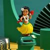Танцующая гавайская девочка на солнечных батареях качающаяся игрушка-помпон милый аниме-украшение приборной панели автомобиля качающиеся игрушки автомобильные аксессуары для интерьера