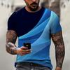 Men'S T-Shirt Short Sleeve Printed Summer Round Neck Top Trend Casual Sweatshirt