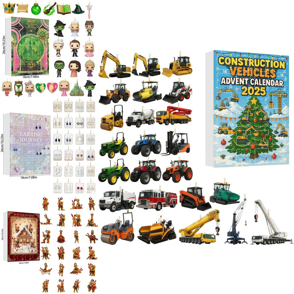 Горилла ВВС Балет Акриловое Дерево Украшение Адвент-календарь Слепая Коробка Подарок Для Праздничного Декора