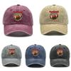 Football Season Print Unisex Baseball Hat Adjustable Dad Hat Headwear Distressed Snapback Baseball Caps Ideal Choice For Outdoor