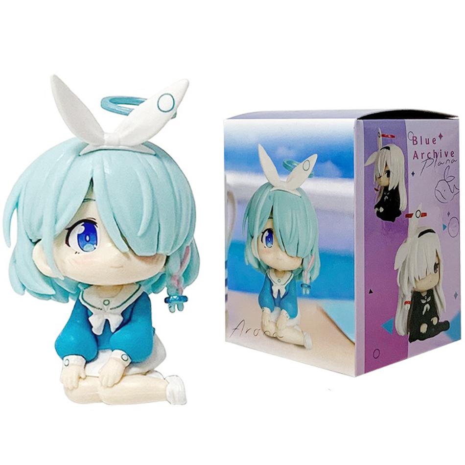 Christmas Arona Q-Version Action Figures 7.5Cm Anime Figure  Model Pvc Cute Sitting Posture Collectible Model Toy Gift