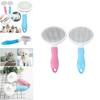 Soft And Gentle Pet Hair Comb With Push Plate For Easy Hair Removal