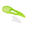 JJYY 3 In 1 Avocado Slicer Shea Corer Butter Fruit Peeler Cutter Pulp Separator Plastic Knife Kitchen Vegetable Tools