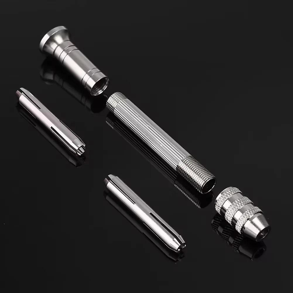 Mini Hand Drill 0.8-3.0mm / 0.5-2.0mm, DIY Drilling Rotary Tool, Copper Wire Twisting, Woodworking Tool, Manual Twist Drill Bit