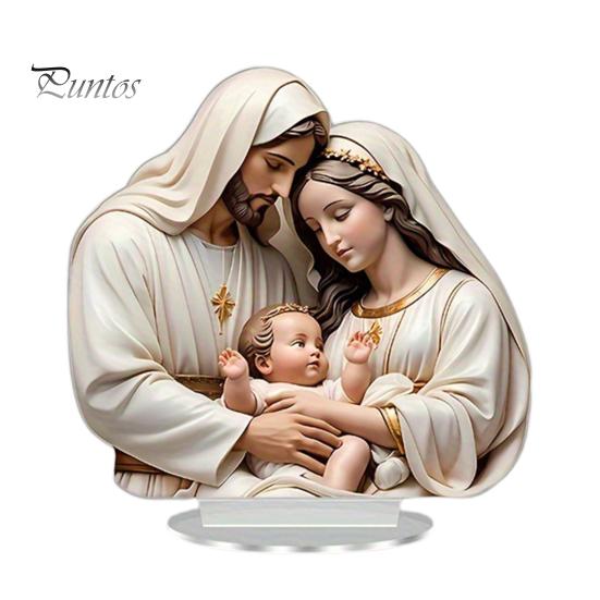 Зимний снежный домик акриловое украшение 2D плоский рождественский вертеп настольная вывеска рождественский домашний офис гостиная спальня книжная полка настольный орнамент