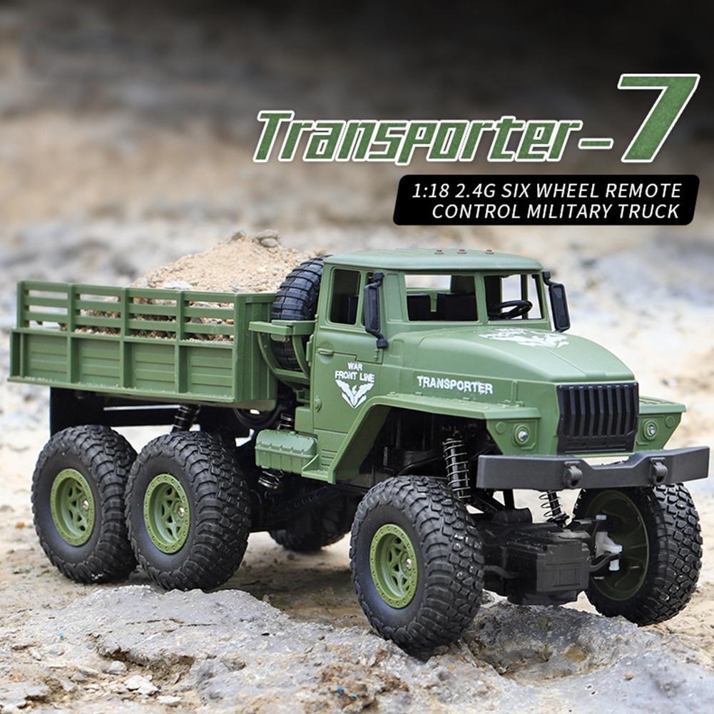 Автомобиль с дистанционным управлением 1:18 моделирование Q68 Q69 машина RC машина Урал Грузовик Внедорожник колесо Военный Советский X9L0