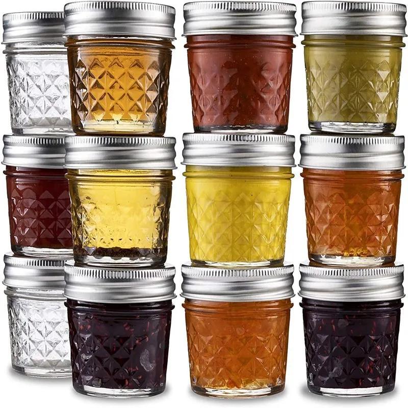 Банка Mason Jar с широким горлом 100/250/350/500/650 мл для джема, желе, меда, свадебных сувениров, еды, маленькие консервные банки с герметичными крышками