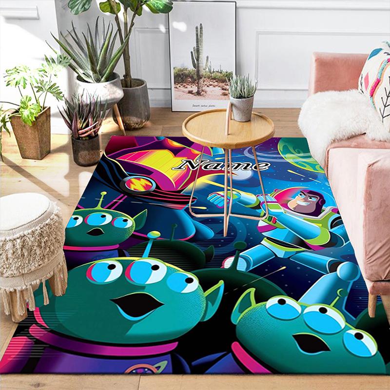 Custom 1Pc Buzz Lightyear Adventure Rug Office Carpet Indoor Outdoor Entrance Doormat Nonslip Soft And Comfortable Living Room D916330