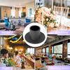 1/4/6Pcs Matte Black Party Iron Elegance Tables Decor Wedding Centerpieces Round Candlestick Holder Candle Holder