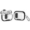 with Keychain Earphone Case Transparent Clear Shell for AirPods Pro 3 Headphone Accessories