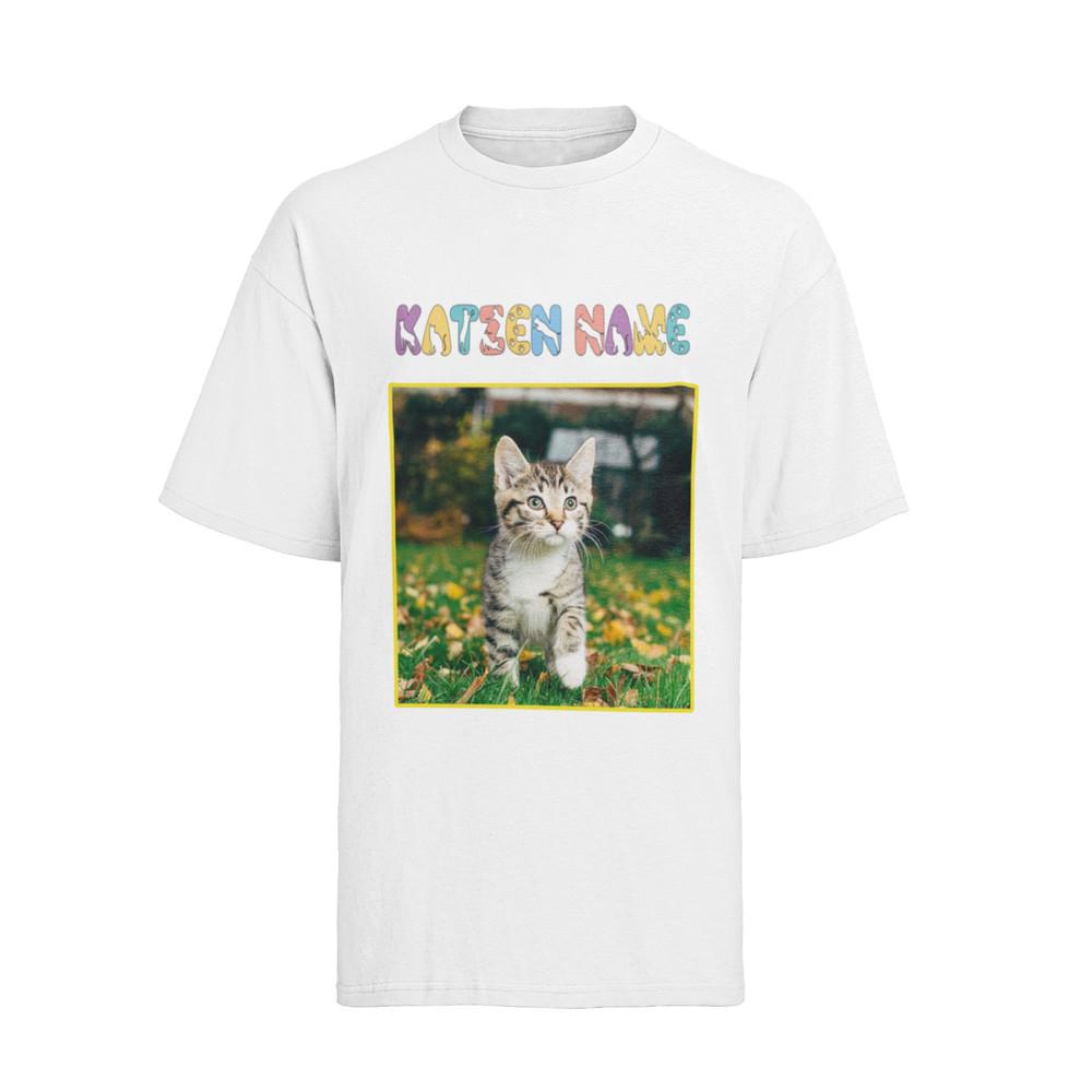Personalised Cats Saying Photo RIP Memorial Deceased Cat Mens T-Shirt