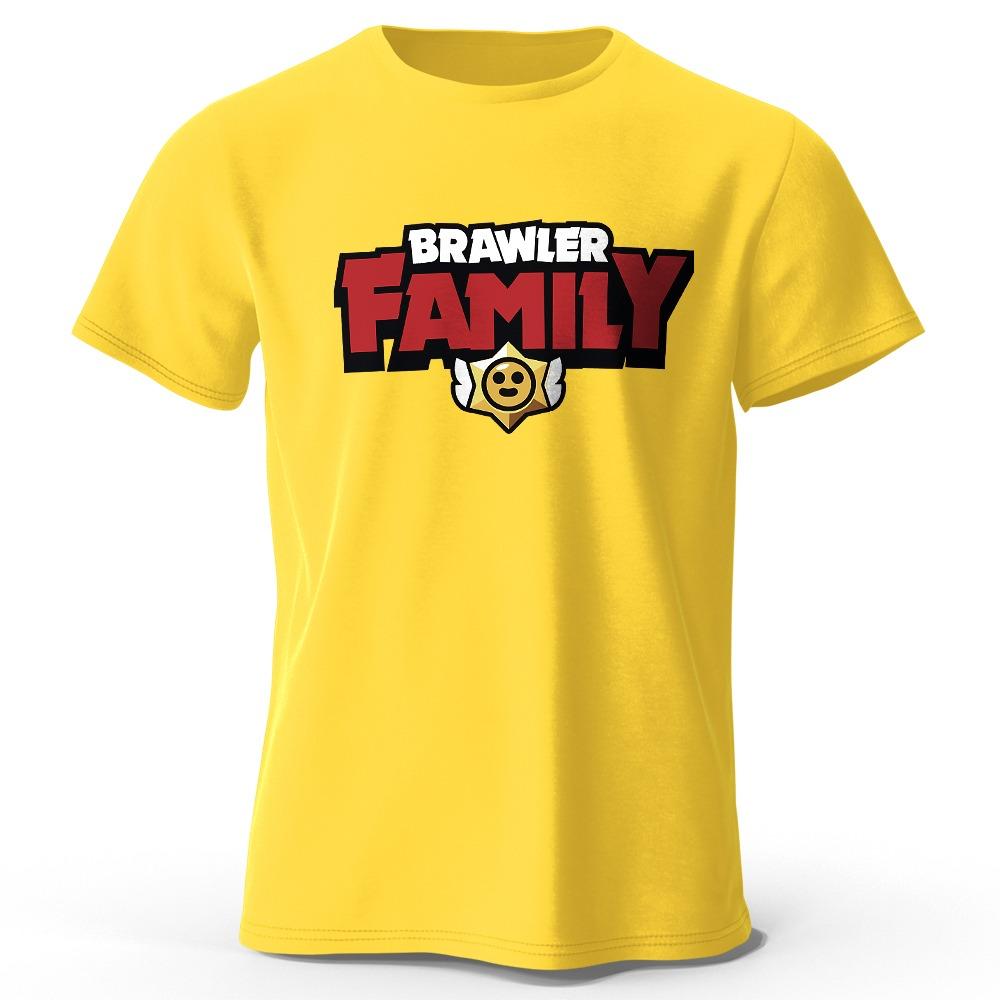 Men's Brawler Family Printed T-shirt Oversized Retro Graphic T-shirt Wrestling Streetwear for Women's Summer Tops