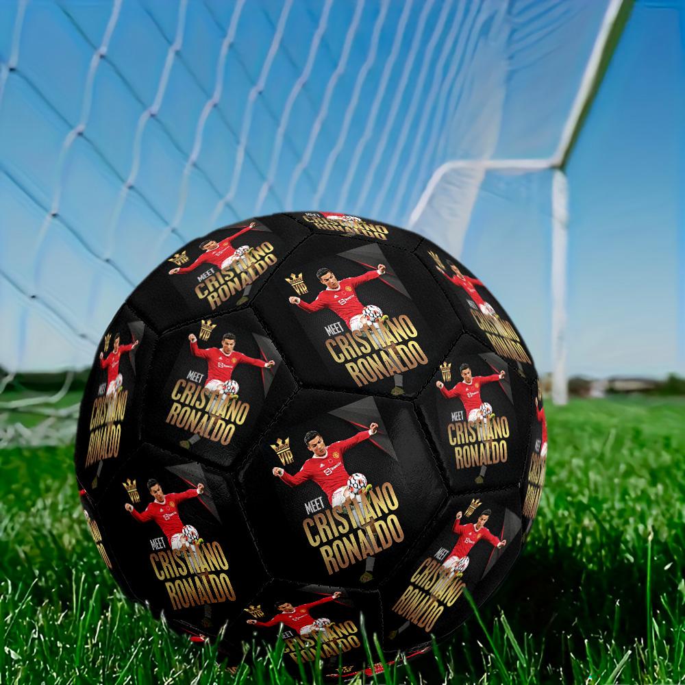 Cristiano Ronaldo20 Size 5 Soccer Football Machine-Stitched Indoor/Outdoor Universal Football Soccer Accessory Distinctive Home Decor And Party Gift