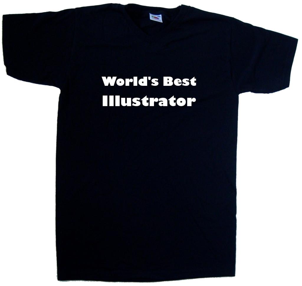 World's Best Illustrator V-Neck T-Shirt