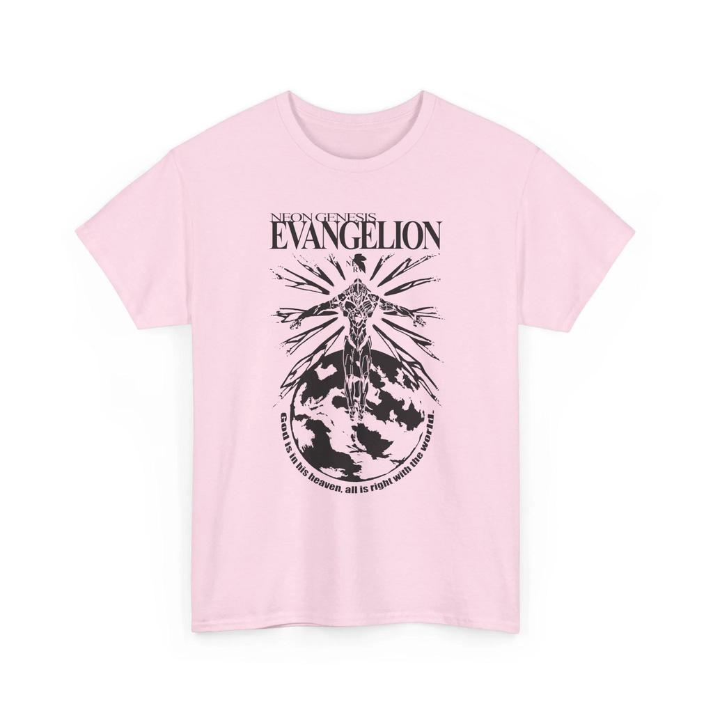 2026 Тяжелый Хлопок EVA Аниме Футболка с коротким рукавом Unit01 Аска Оверсайз Летняя Новая Меха Родитель-Ребенок Топ для Унисекс