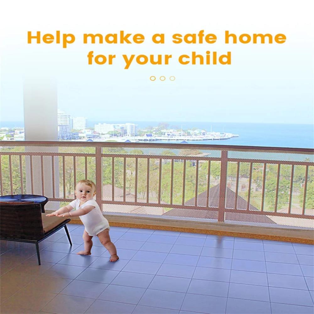 Durable Kids Stairs Safety Net Multipurpose Anti Fall Isolation Fence  for Balcony Stairs
