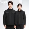 Workwear Jacket Fleece Lined Breathable Durable Mechanic Uniform Top Men