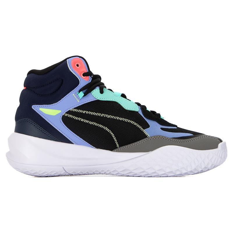 Puma Playmaker Pro Mid Модные Универсальные Амортизирующие Нескользящие Износостойкие Кроссовки с Высоким Верхом для Мужчин 377902-07