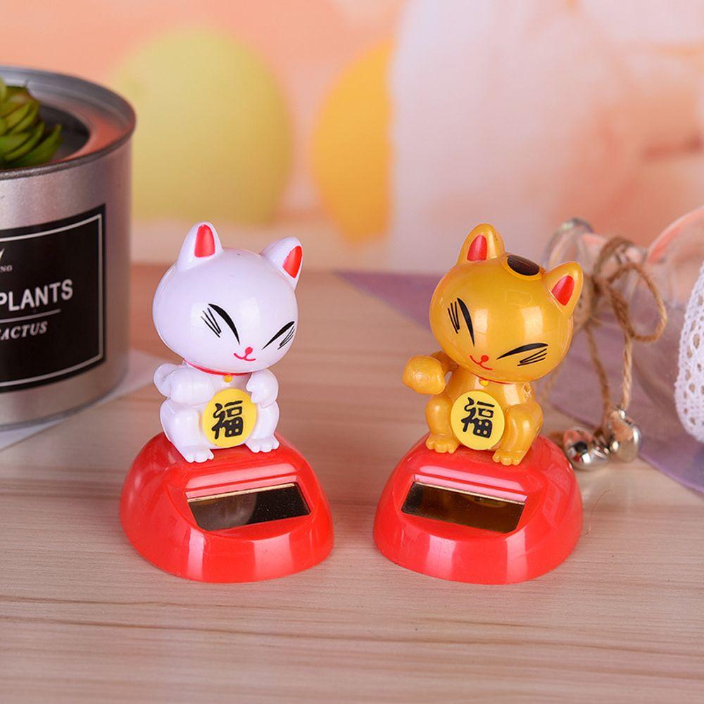 Классическая кукла-качалка, солнечные игрушки, модель Lucky Cat, игрушки, качающаяся голова, кукла-качалка, танцующая фигурка Lucky Cat