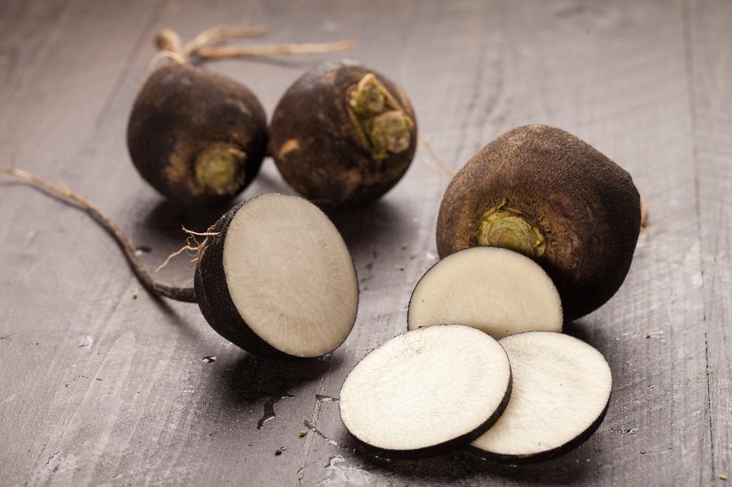 SAFLAX Сад в сумке - Органический - Редис - Черный испанский круглый - 100 семян - С субстратом в подходящем стоячем мешке - Raphanus sativus