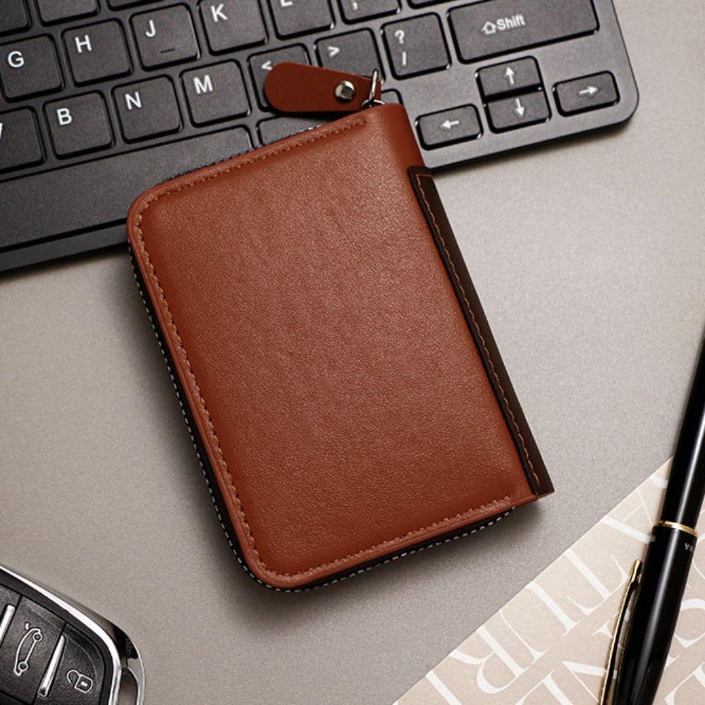 Многопозиционный PU зажим для денег кошелек Multi-card Bit мужской кожаный кошелек кредитный чехол для карт