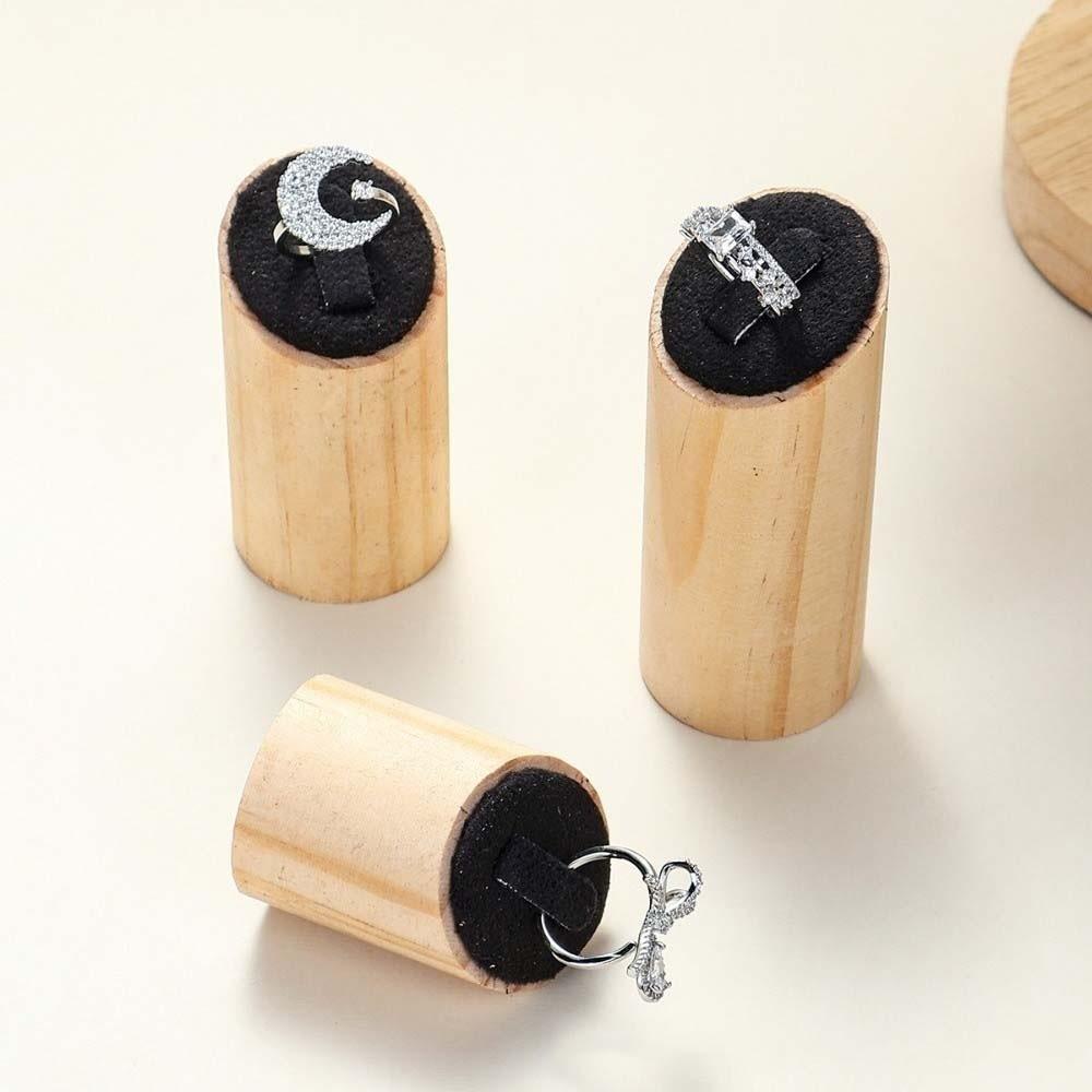 3Pcs/set Vintage Desktop Storage Rack Elegant Ring Holder  Photography Props